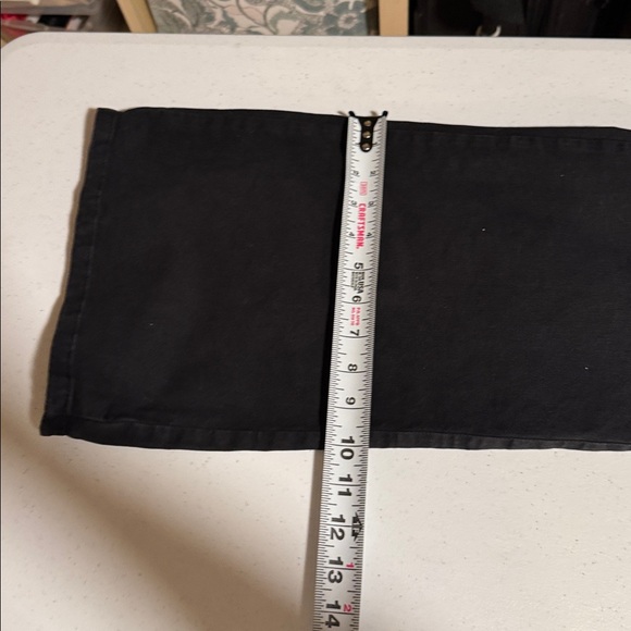 Marine Layer Bridget Twill Flare Pants Full Length Black - Picture 8 of 12